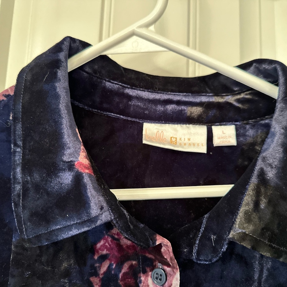 Belle by Kim Gravel Velvet Blouse - Picture 3 of 7